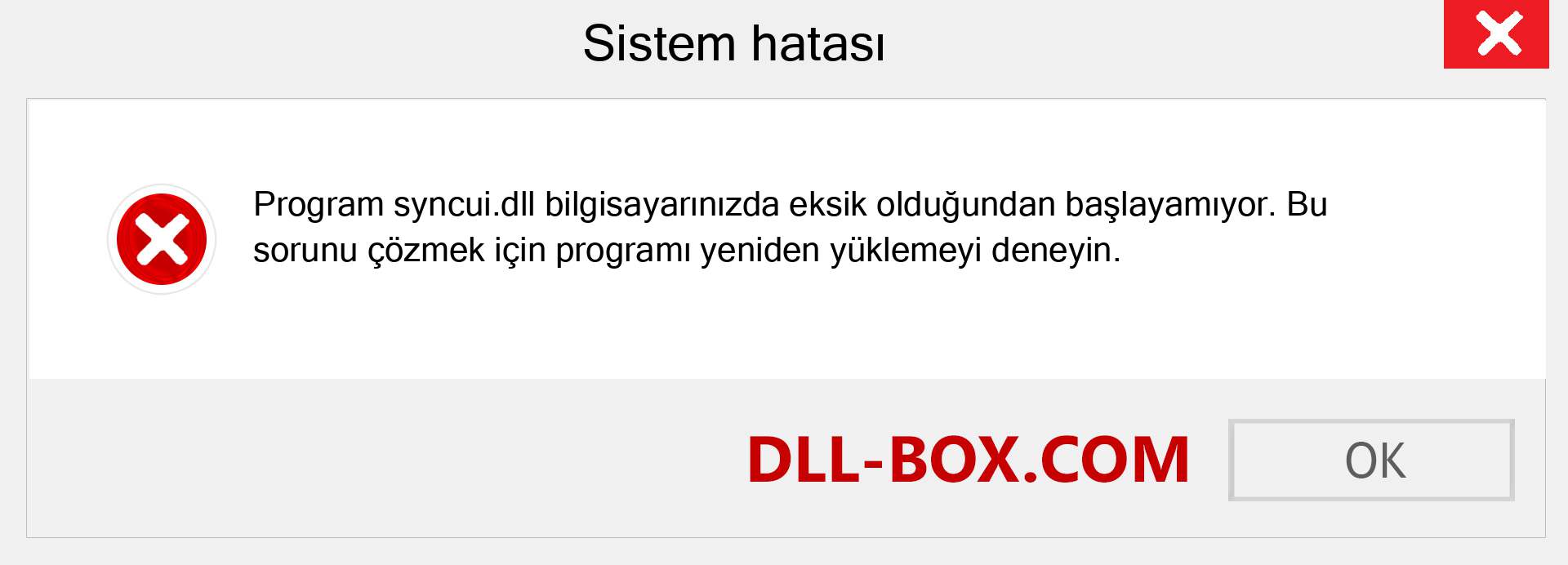 syncui.dll dosyası eksik mi? Windows 7, 8, 10 için İndirin - Windows'ta syncui dll Eksik Hatasını Düzeltin, fotoğraflar, resimler